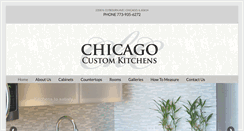 Desktop Screenshot of chicagocustomkitchens.com